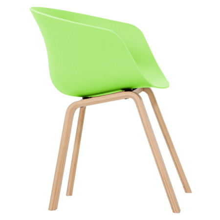 Пластиковый стул Зеленый